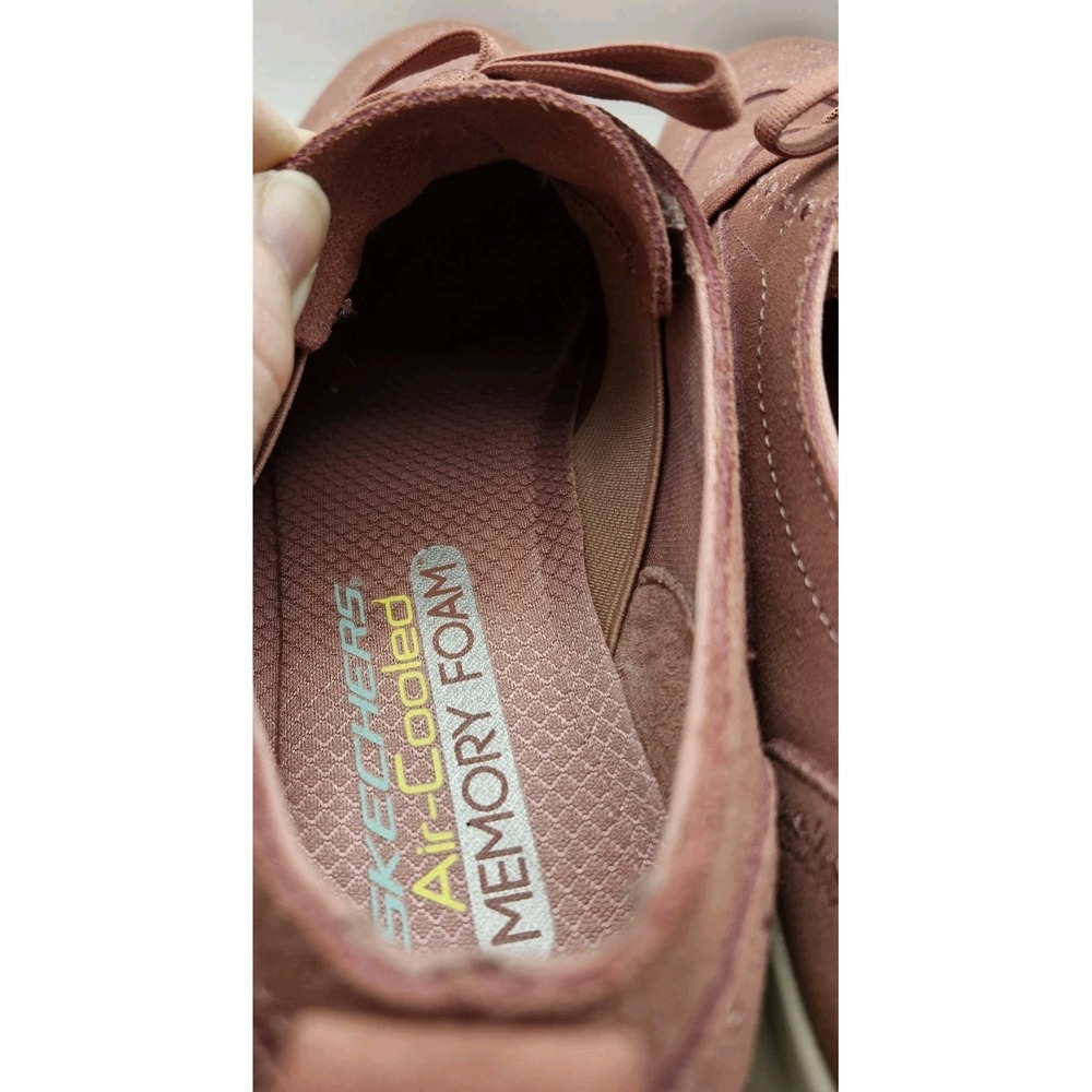 Women's Pink Sketchers Sneakers Air-cooled Memory Foam Size 8 NEW WO BOX - Picture 8 of 10
